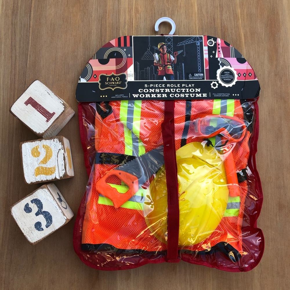 FAO Schwarz Children’s Construction Work Costume